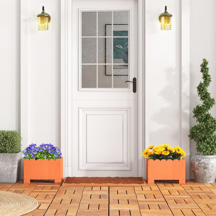 Giantex 2 Pack Rectangular Planter Box
