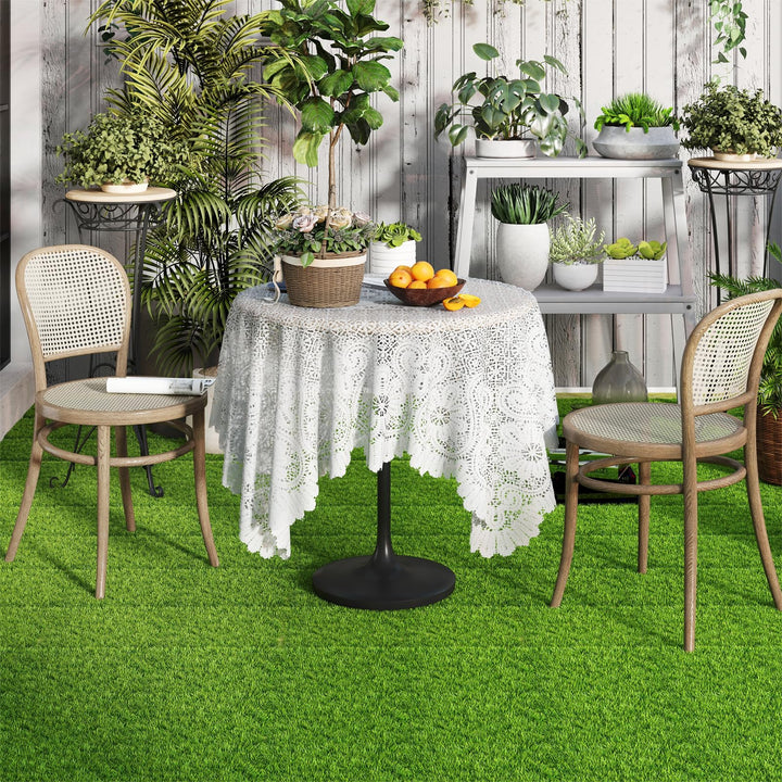 Giantex 30 Pack Interlocking Artificial Grass Tiles(12" x 12")