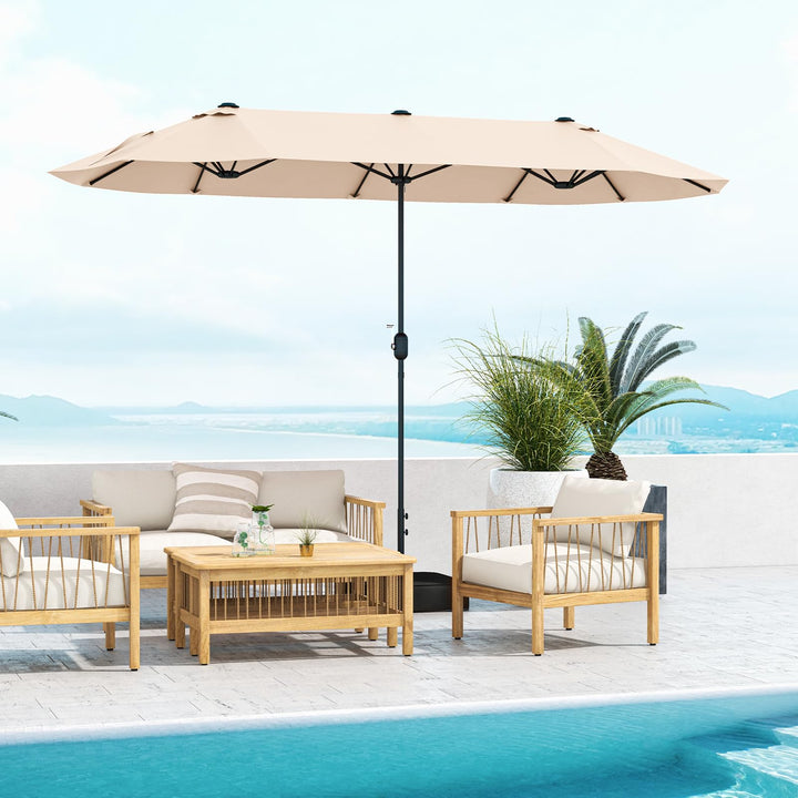 Giantex 13ft Large Patio Umbrella with Base