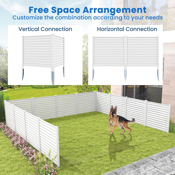 Giantex Air Conditioner Fence 2/4 Panels - 44&