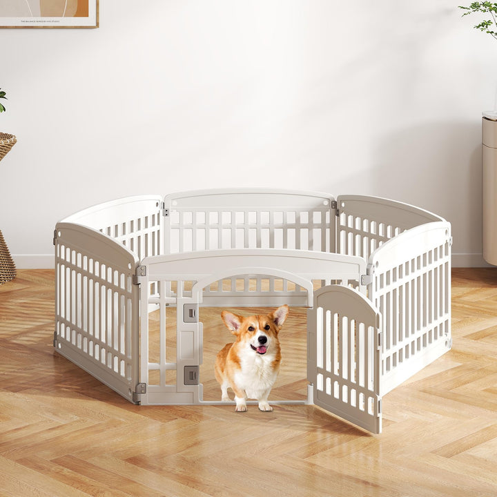 Giantex 6/12 Panel Dog Playpen 24&