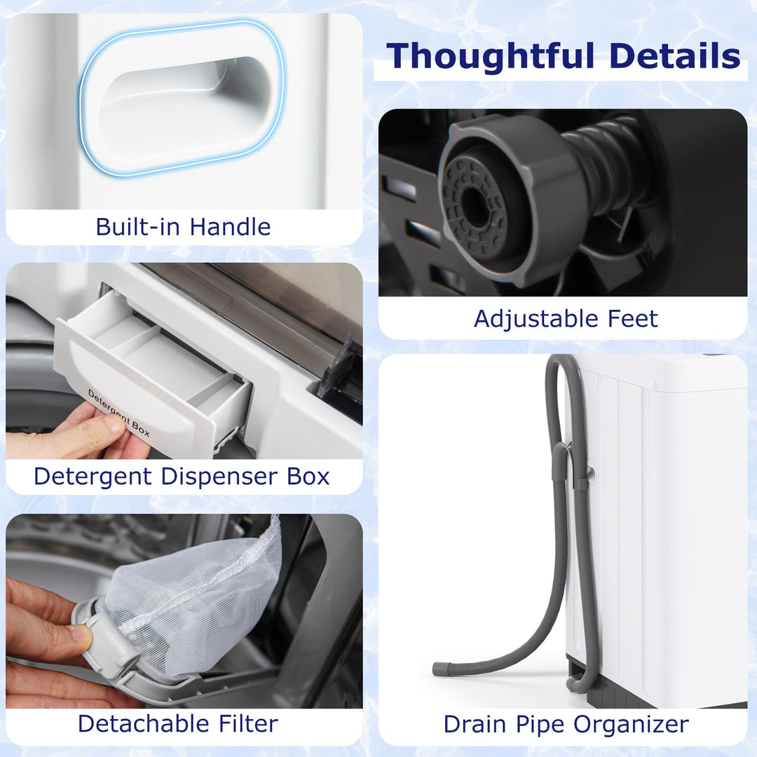 Full-Automatic Washing Machine Washer and Spin Combo