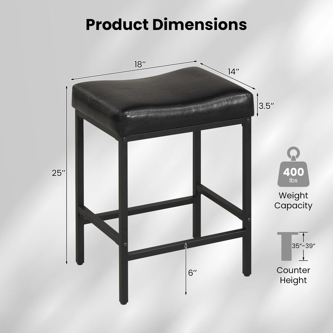 Giantex 25 Inch Counter Height Bar Chairs for Kitchen Island