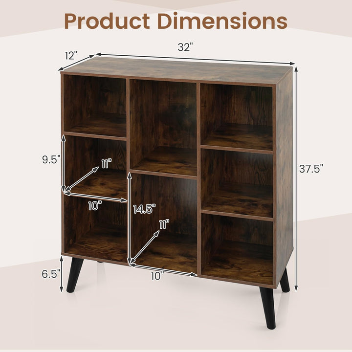 Giantex 8 Cube Bookshelf for Living Room &amp; Home Office
