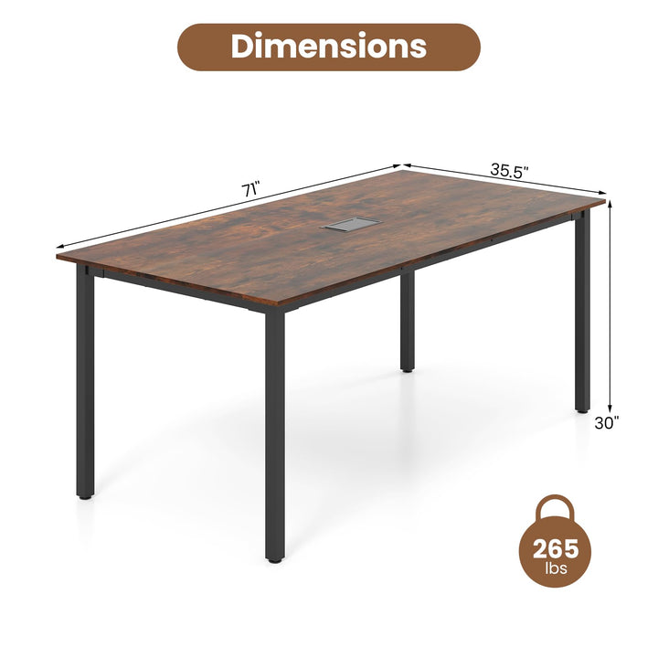 Giantex 6 FT Conference Table for 8-10 People