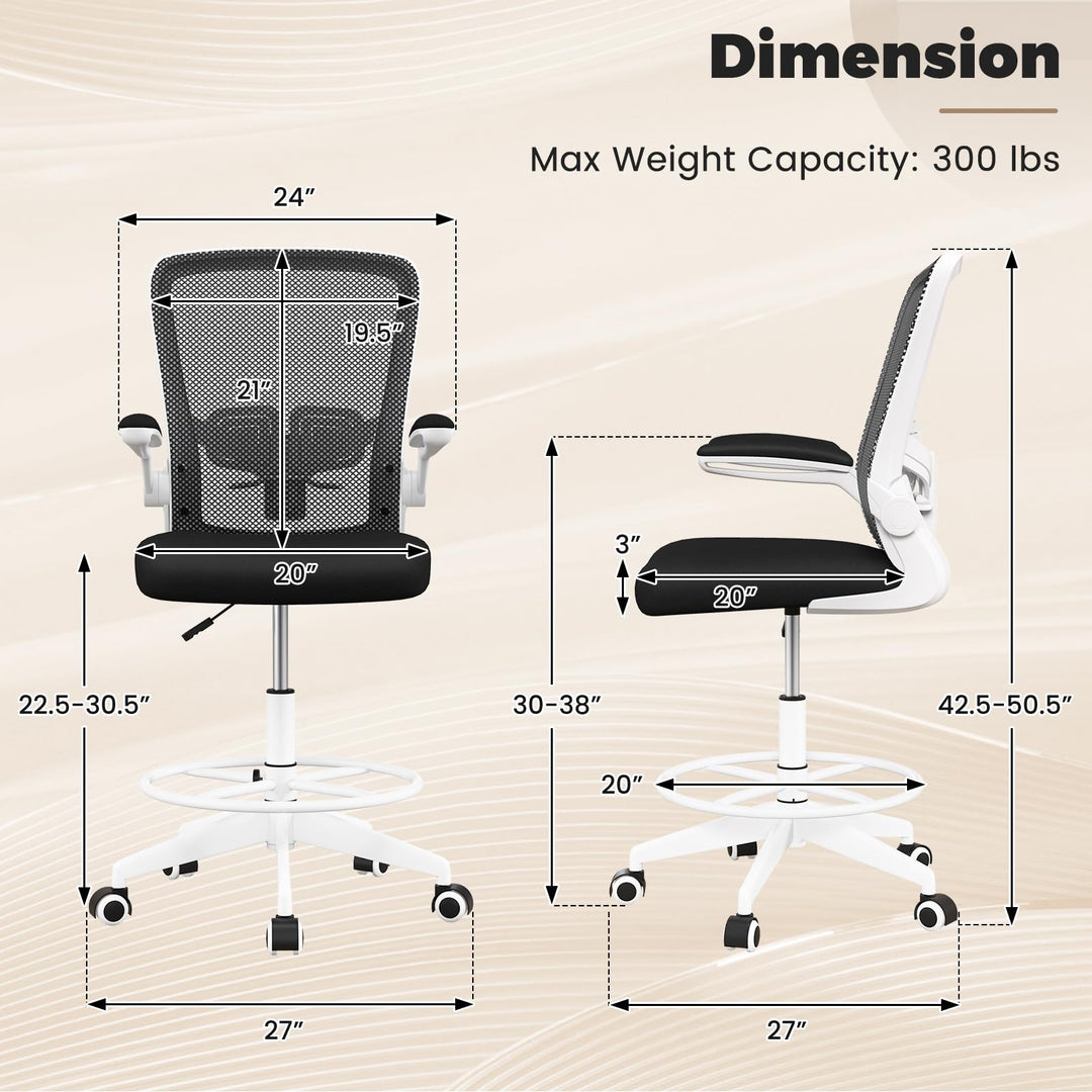 Drafting Chair High Back Office Chairs