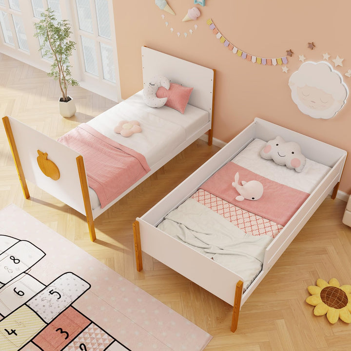 Giantex Wood Twin Over Twin Bunk Bed