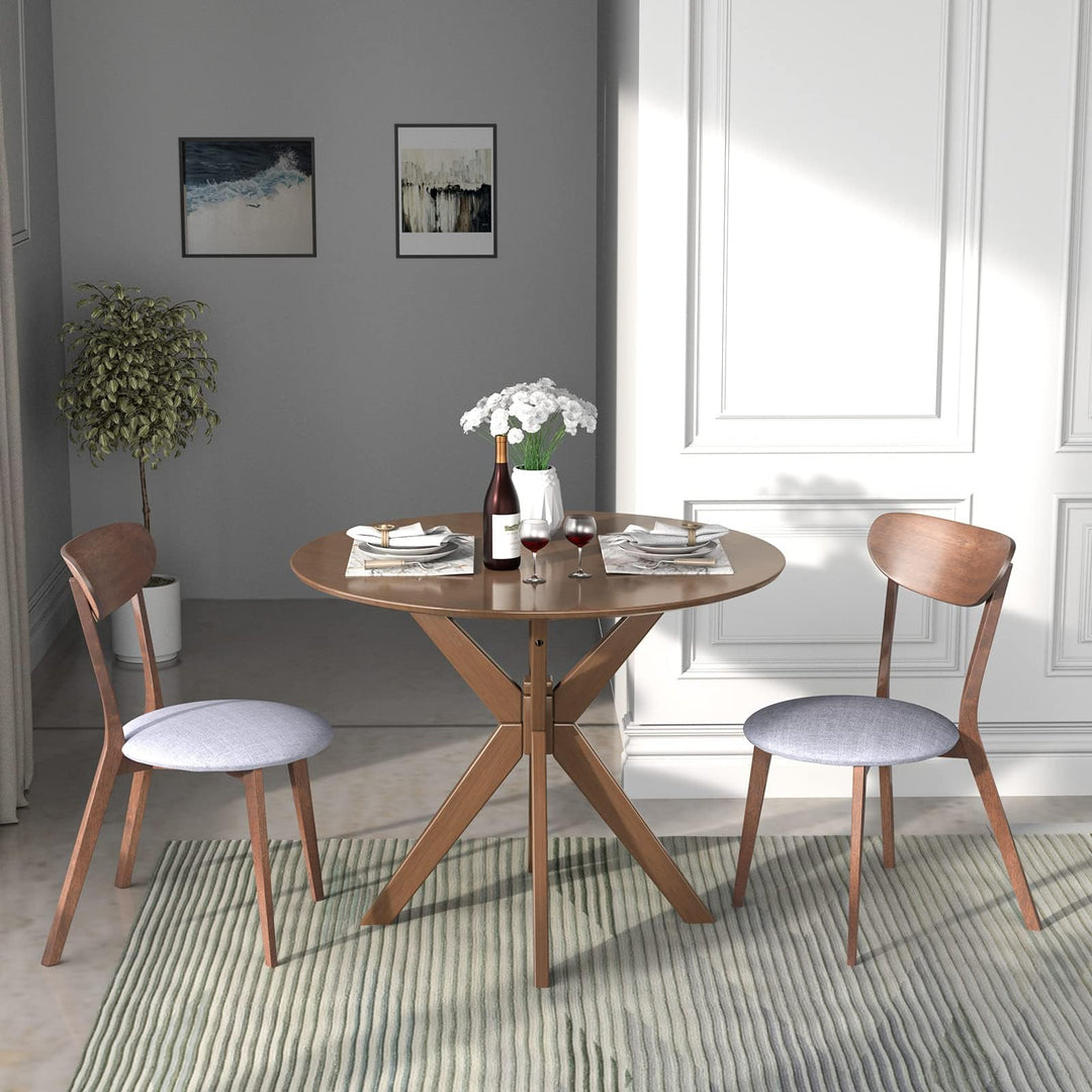 Giantex Upholstered Dining Chairs Set of 2/4 for Living Room Restaurant