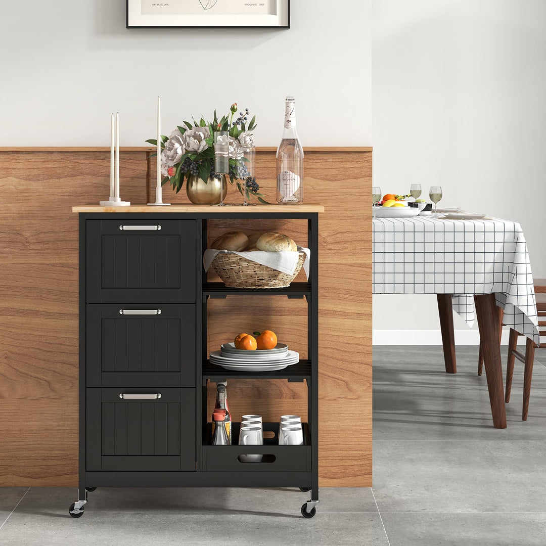 Giantex Kitchen Island Cart on Wheels