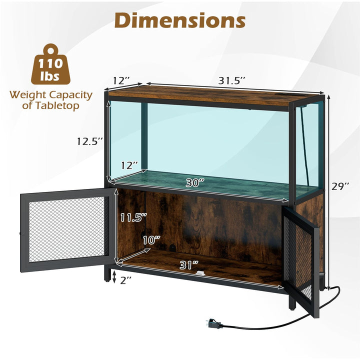 Giantex Wine Cabinet with LED Lights for Kitchen Living Room