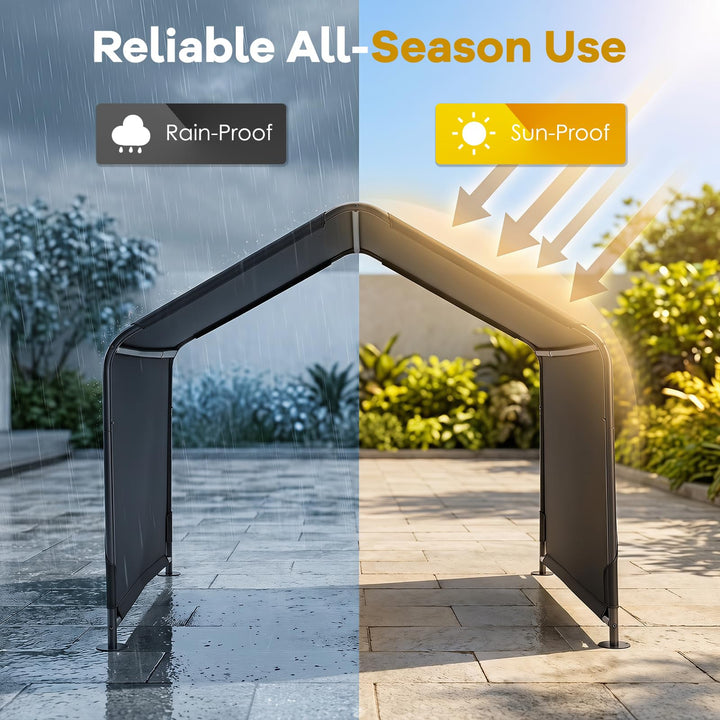 Giantex Outdoor Dog Shade Shelter with Waterproof Canopy