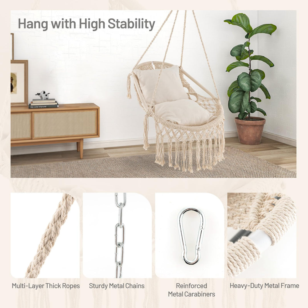 Giantex Macrame Swing Chair