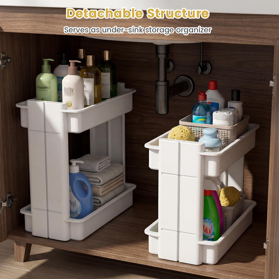 Giantex 4 Tier Slim Rolling Storage Cart for Kitchen