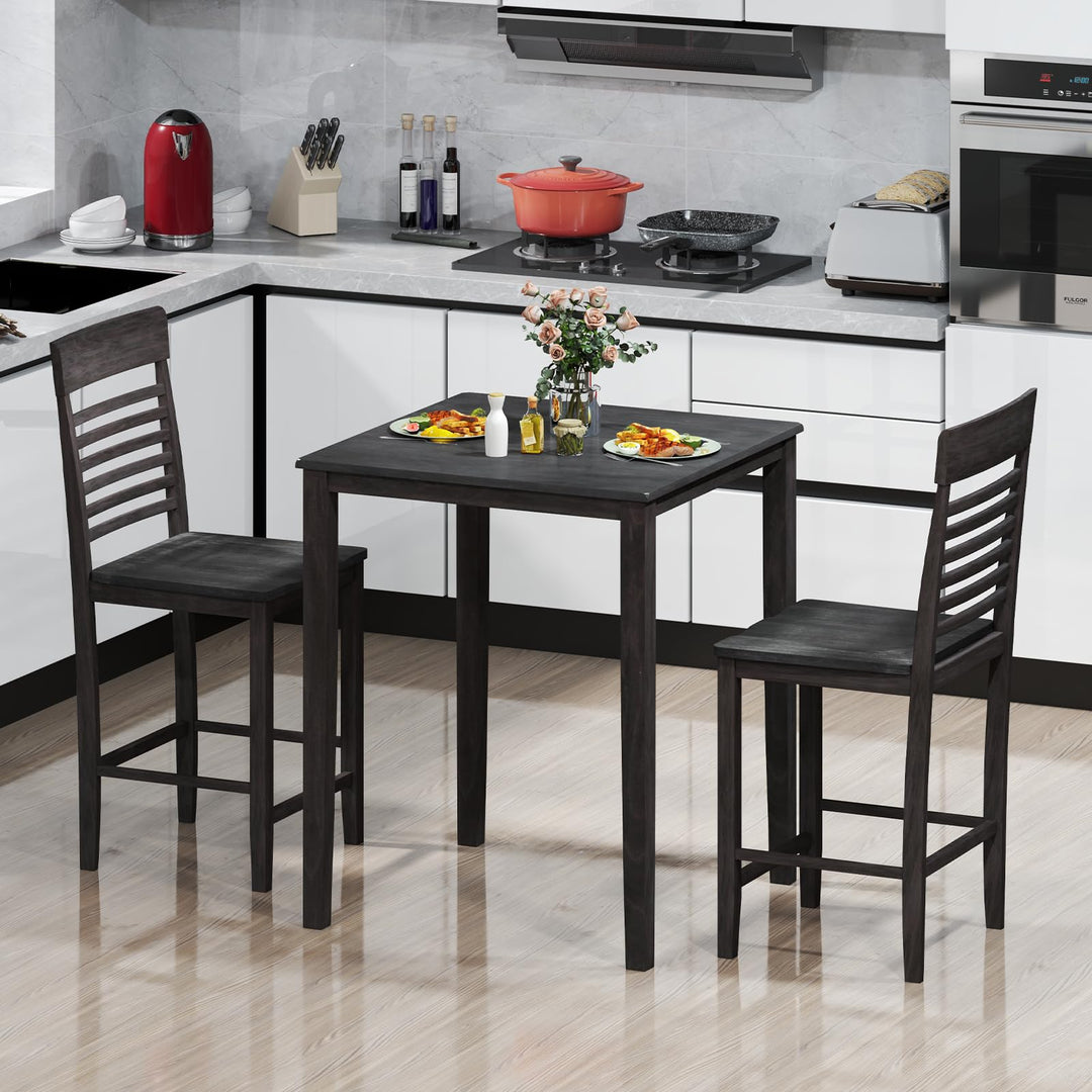 Giantex 3-Piece Dining Table Set for 2 for Small Place