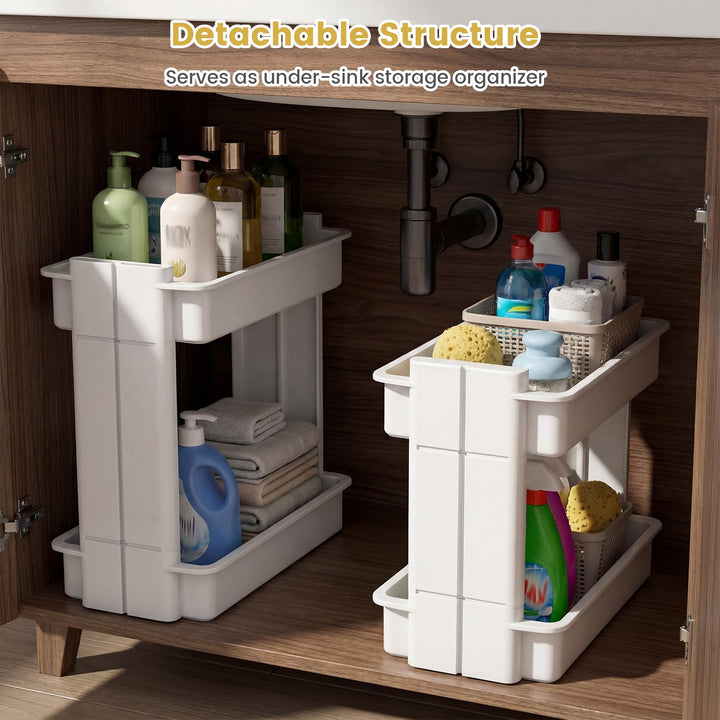 Giantex 4-Tier Slim Rolling Storage Cart for Kitchen