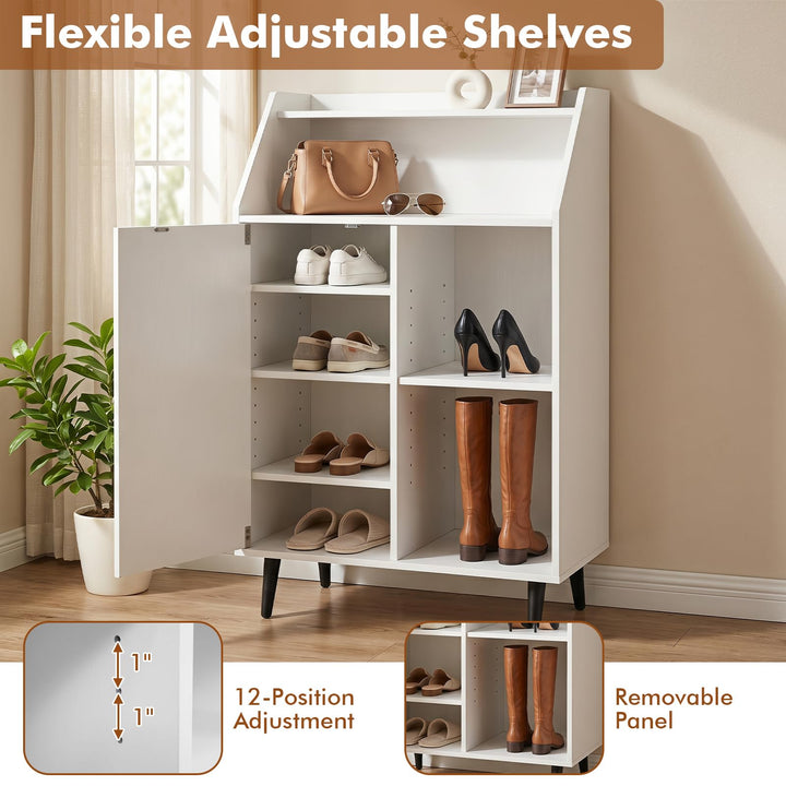 Giantex Shoe Storage Cabinet w/Single-Door
