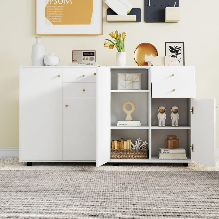 Giantex Sideboard Buffet Cabinet Modern Sideboard Storage Cabinet