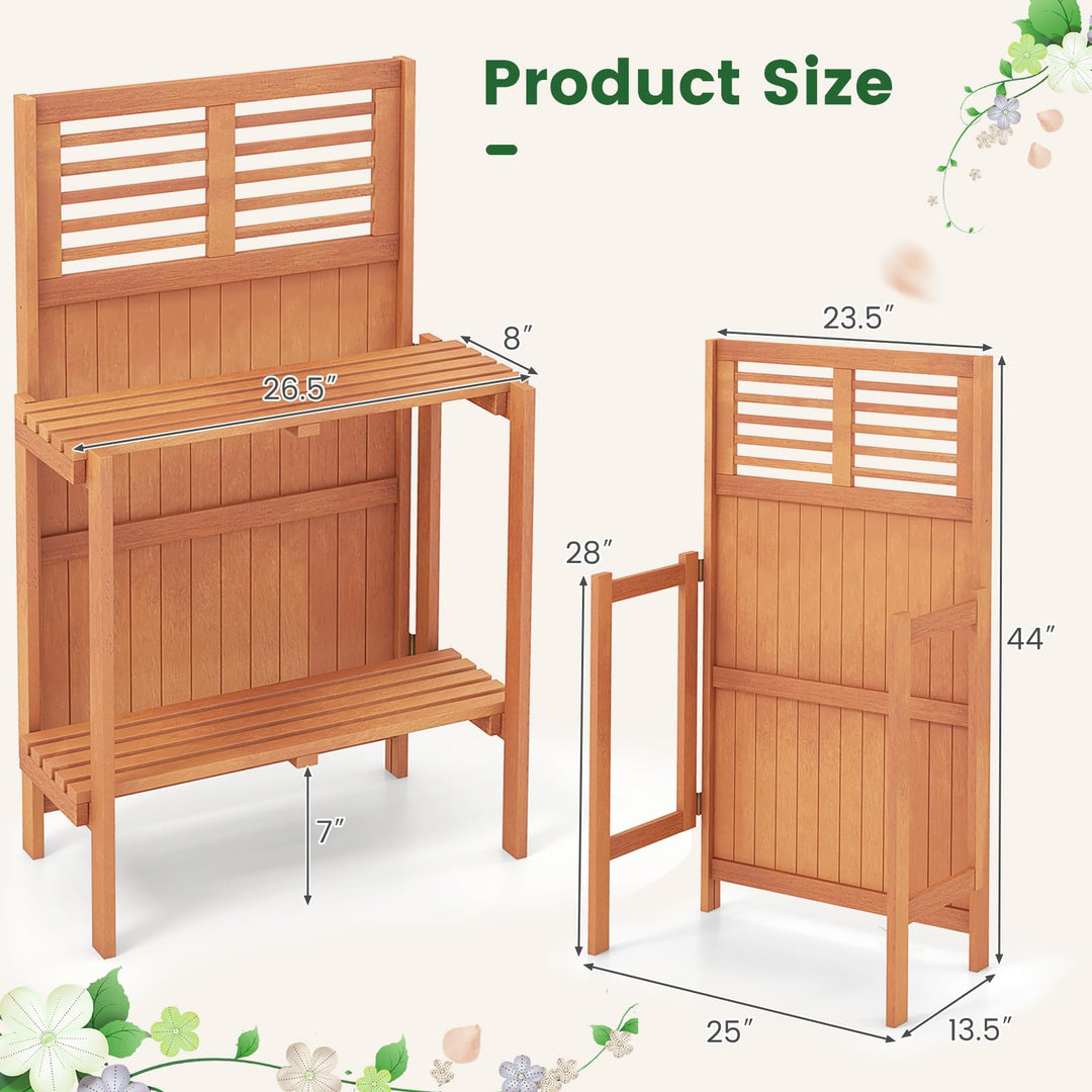 Giantex Folding Potting Bench