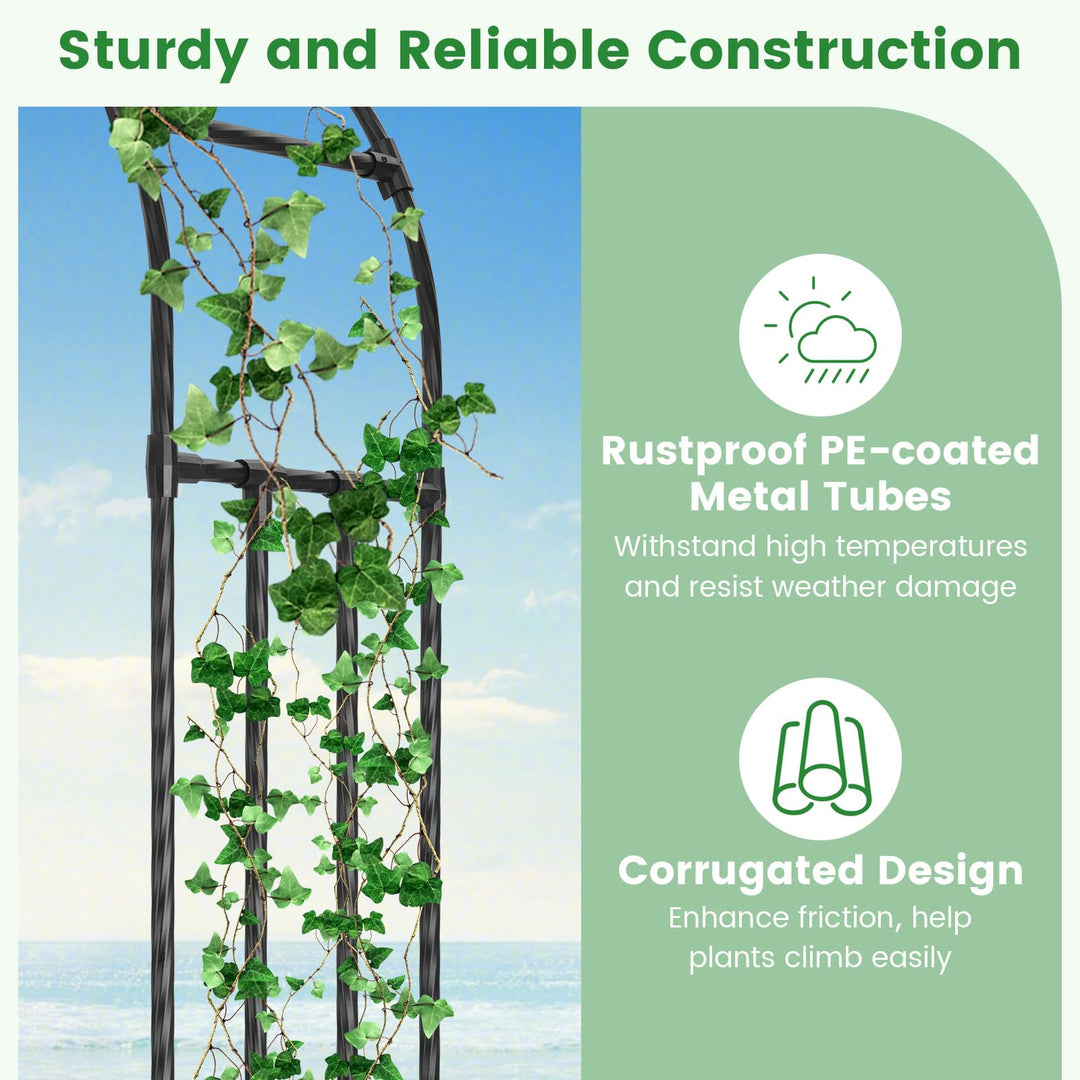 Giantex Garden Arch Trellis, 60&