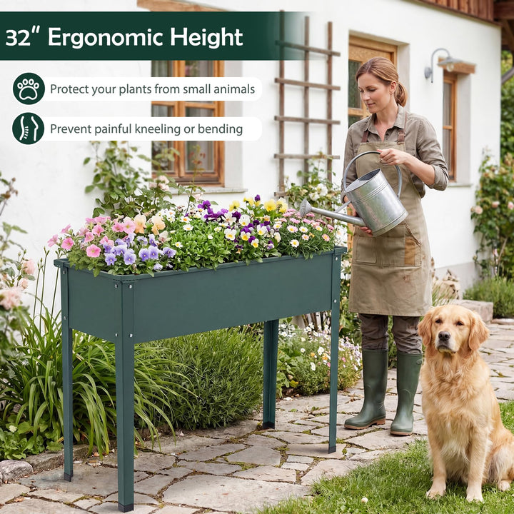 Vegetables and Flowers Growing Container for Indoor and Outdoor Use (40”x16”x32”)