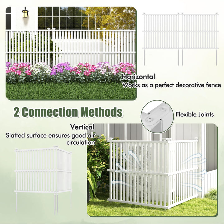 Giantex Air Conditioner Fence 2/4 Panels - 45&