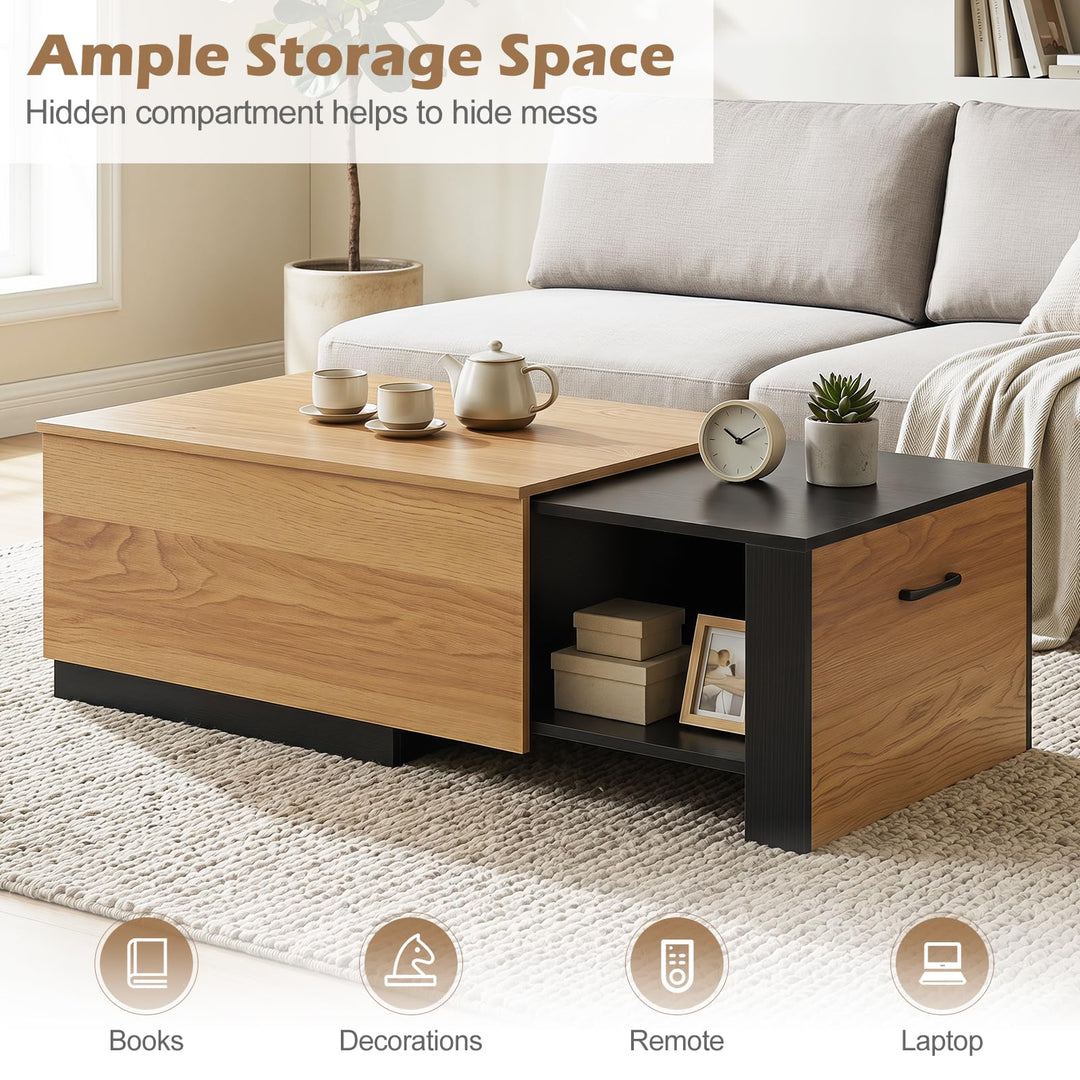 Giantex Extendable Coffee Table for Living Room