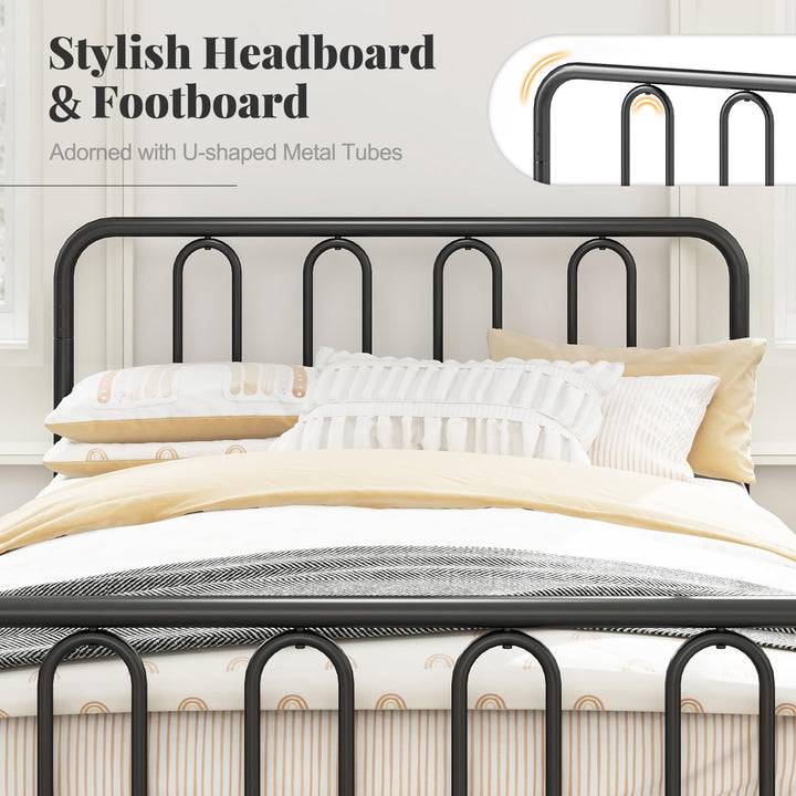 Giantex Full/Queen/King Size Bed Frame with Headboard
