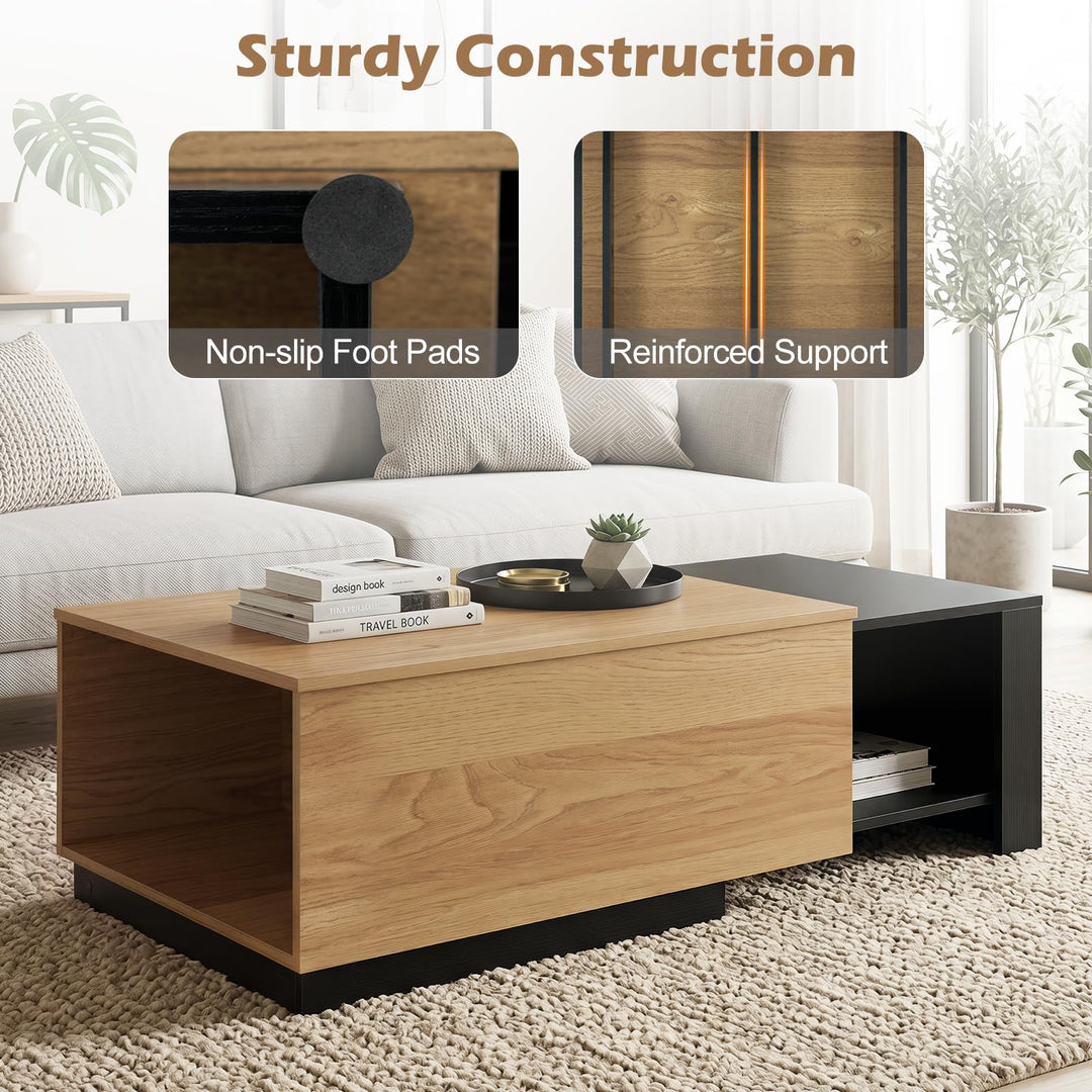 Giantex Extendable Coffee Table for Living Room