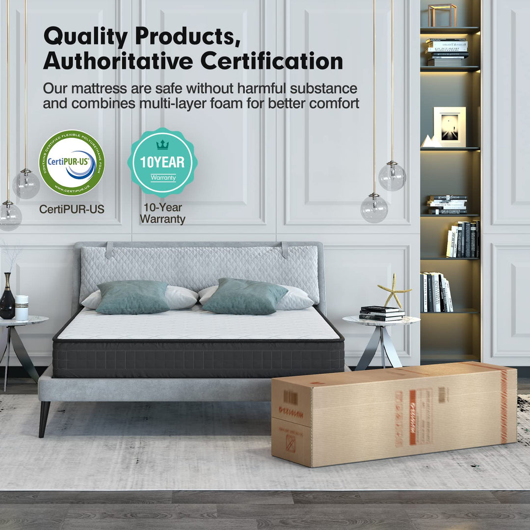 Giantex 8 Inch Mattress, Memory Foam Bed Mattress