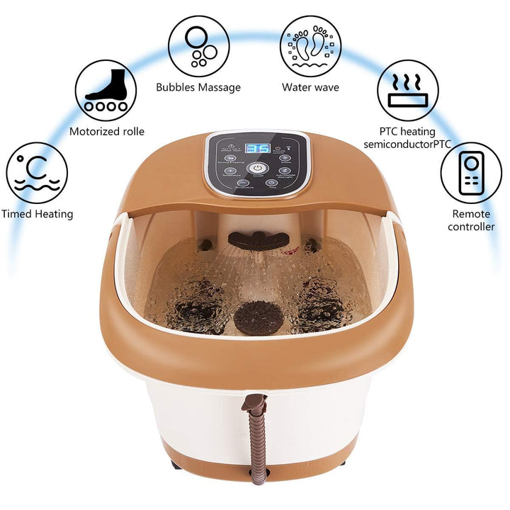 Giantex All in One Foot Spa Bath Massager w/Heating &amp; Surfing