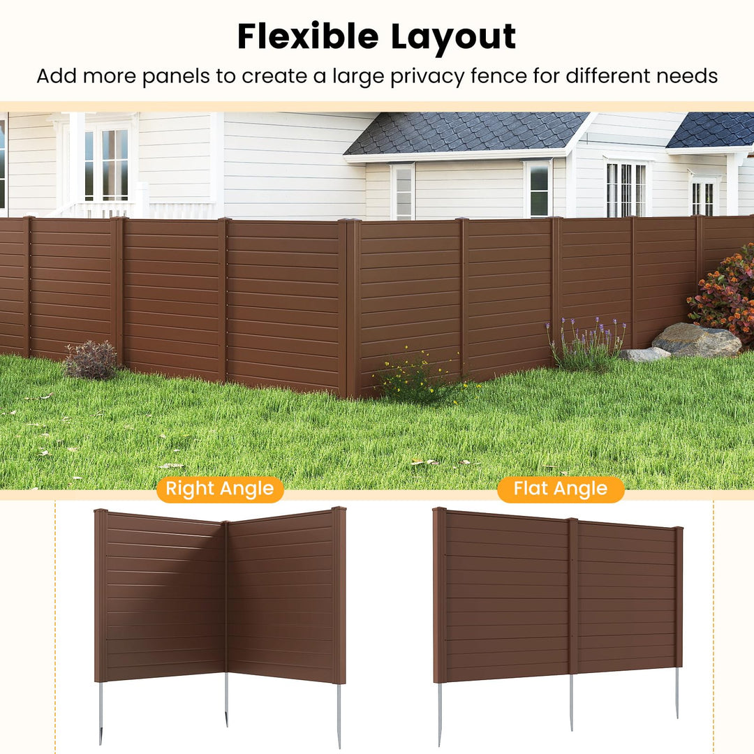 Giantex Air Conditioner Fence 2/4 Panels - 48&