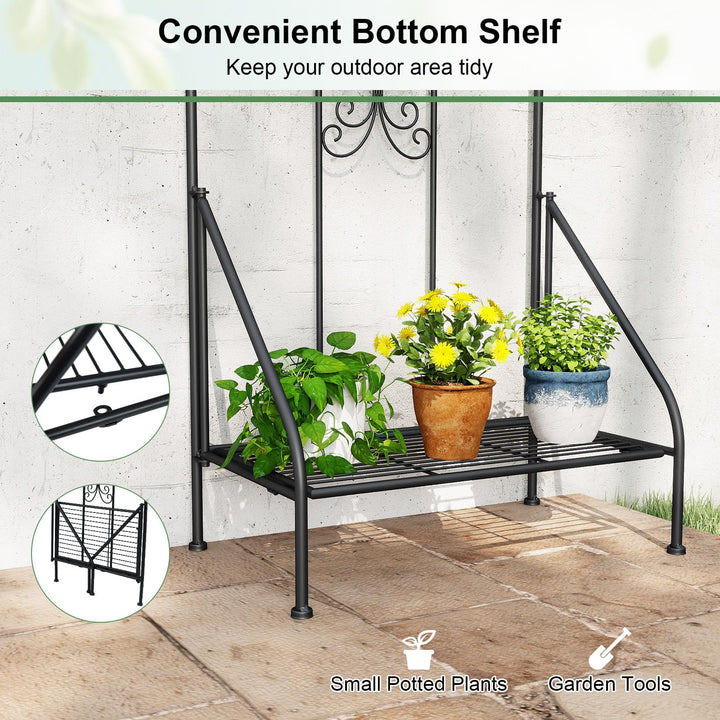 Giantex Metal Garden Trellis for Climbing Plants