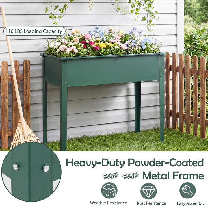 Vegetables and Flowers Growing Container for Indoor and Outdoor Use (40”x16”x32”)