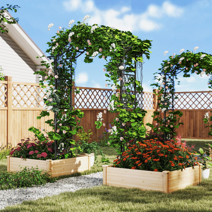 Giantex Garden Arch Trellis 67&