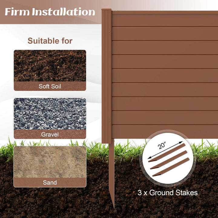 Giantex Air Conditioner Fence 2/4 Panels - 48&