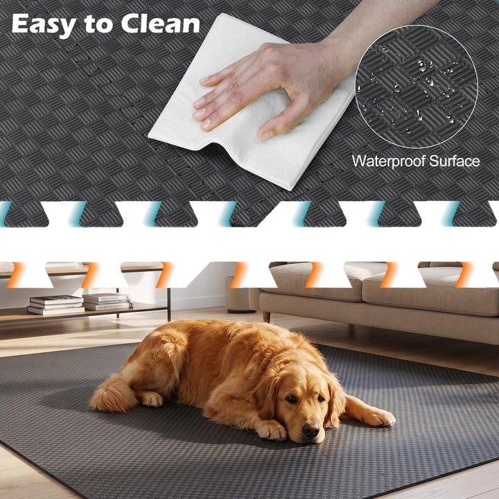 Giantex 24" x 24" EVA Foam Puzzle Exercise Mat
