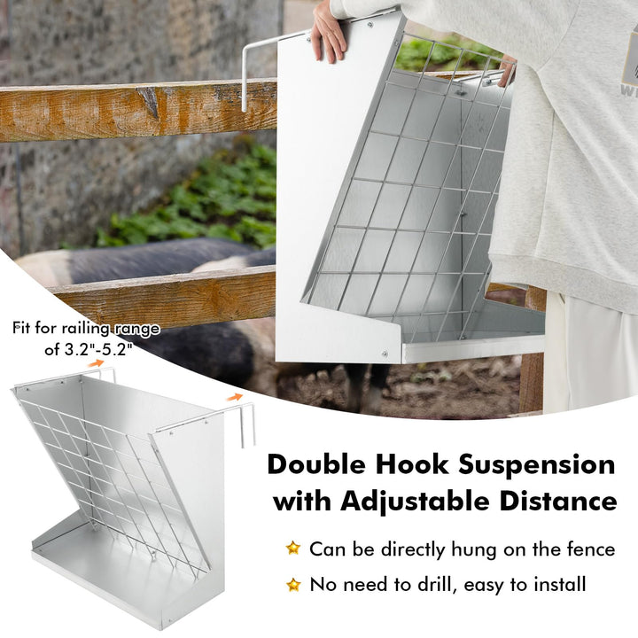 Giantex Hay Feeder for Goats - 28&