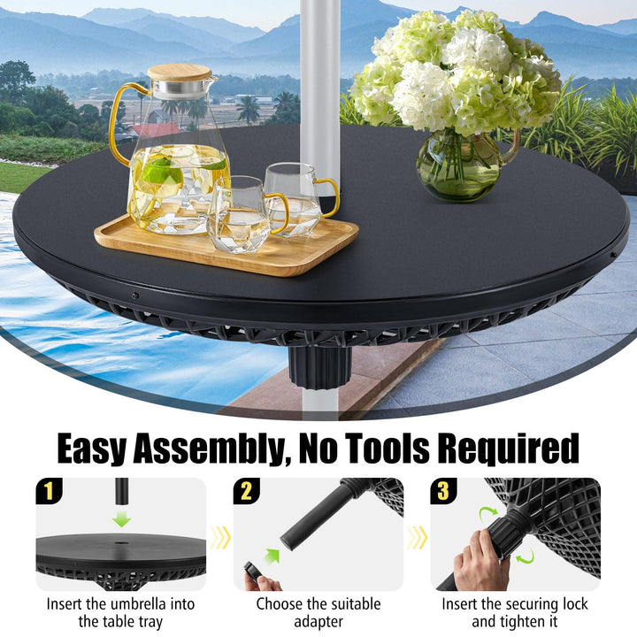 Patio Umbrella Table Tray - 23&