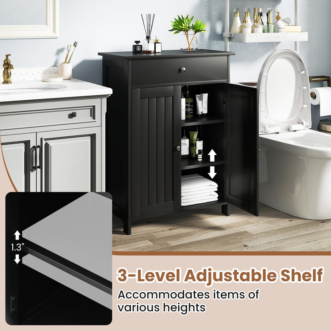 Giantex  Freestanding Bathroom Storage Cabinet