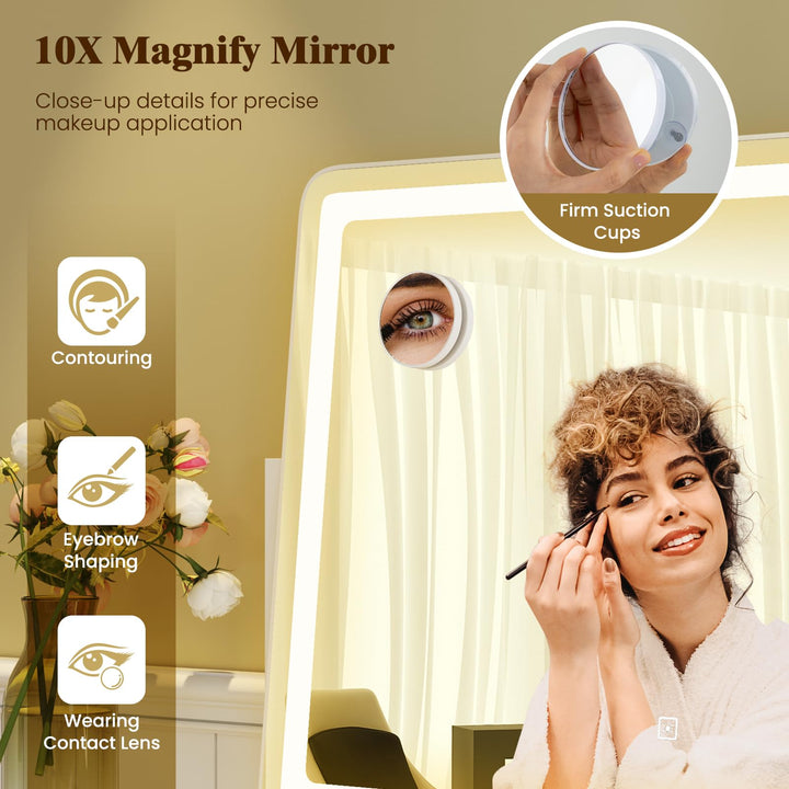 CHARMAID Vanity Mirror with Lights - 32&