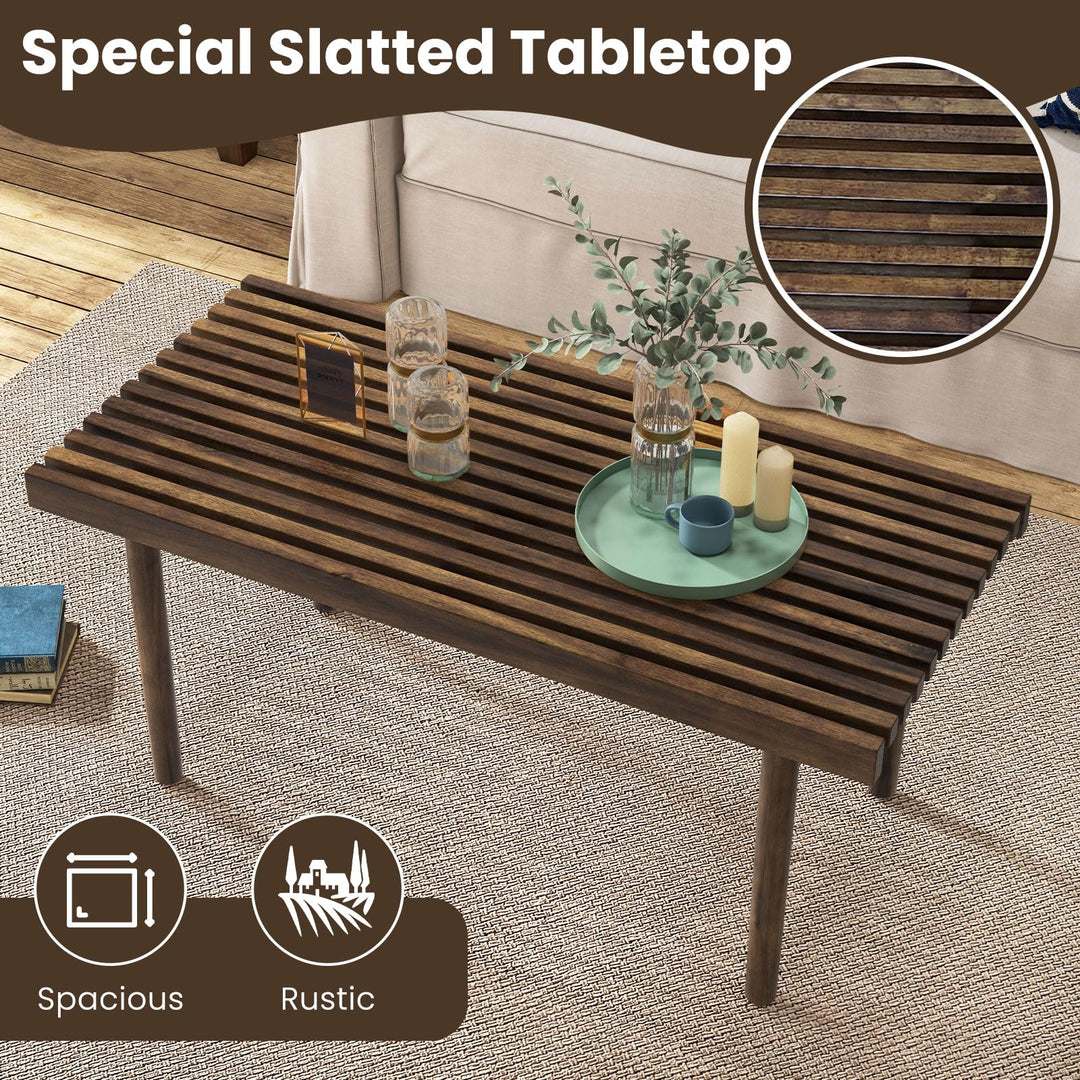 Giantex 39" Wood Coffee Table