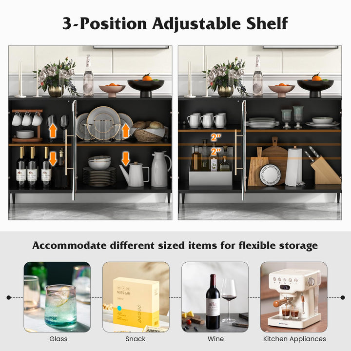 Giantex Large Buffet Cabinet with Storage
