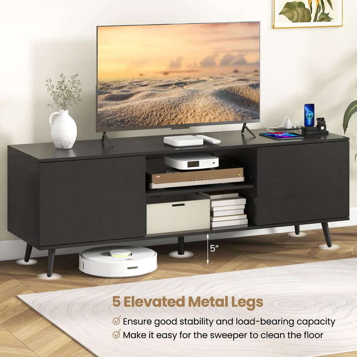 Giantex TV Stand with Power Outlet for TVs up to 60&