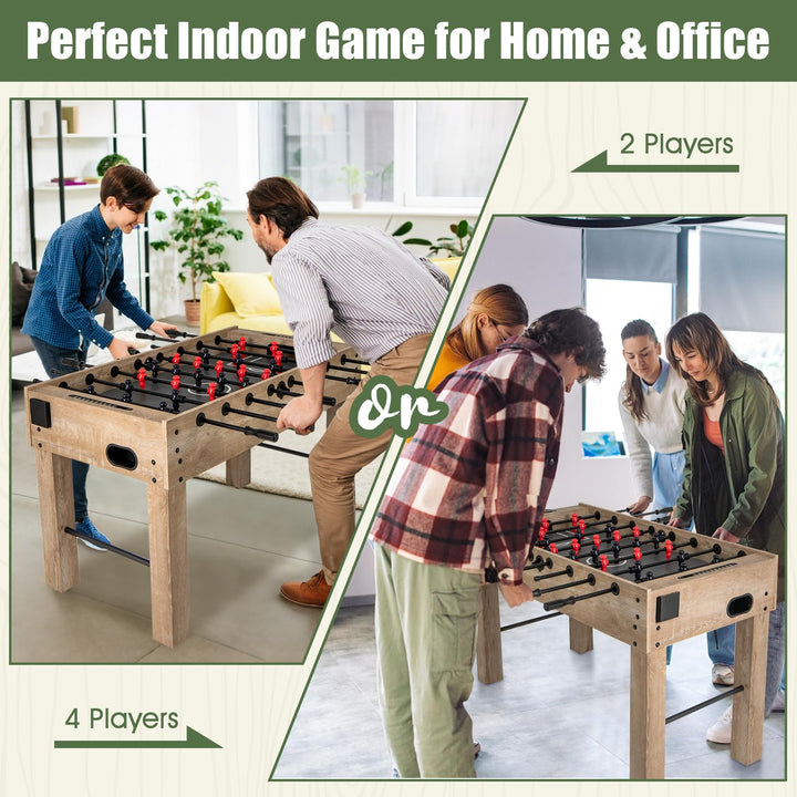 Giantex 54" Foosball Table Adult Size, Full Size Arcade Soccer Table Game w/2 Balls &amp; 2 Cup Holders