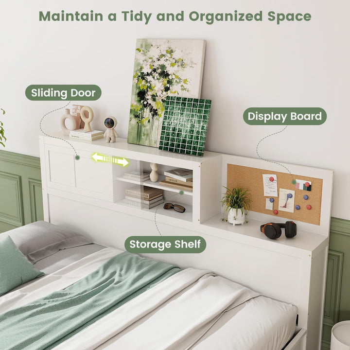 Giantex Full/Twin Size Daybed with 3 Storage Drawers