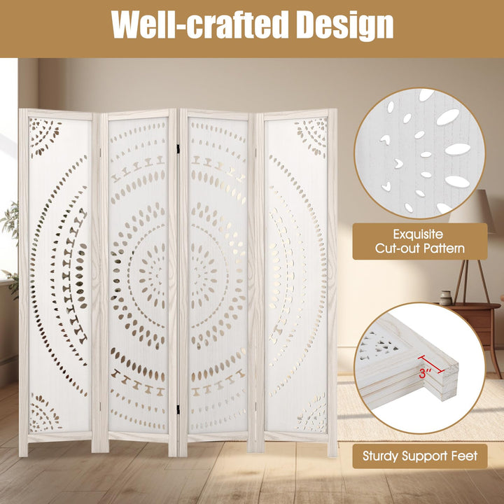 Giantex Room Divider 4 Panels - 66&