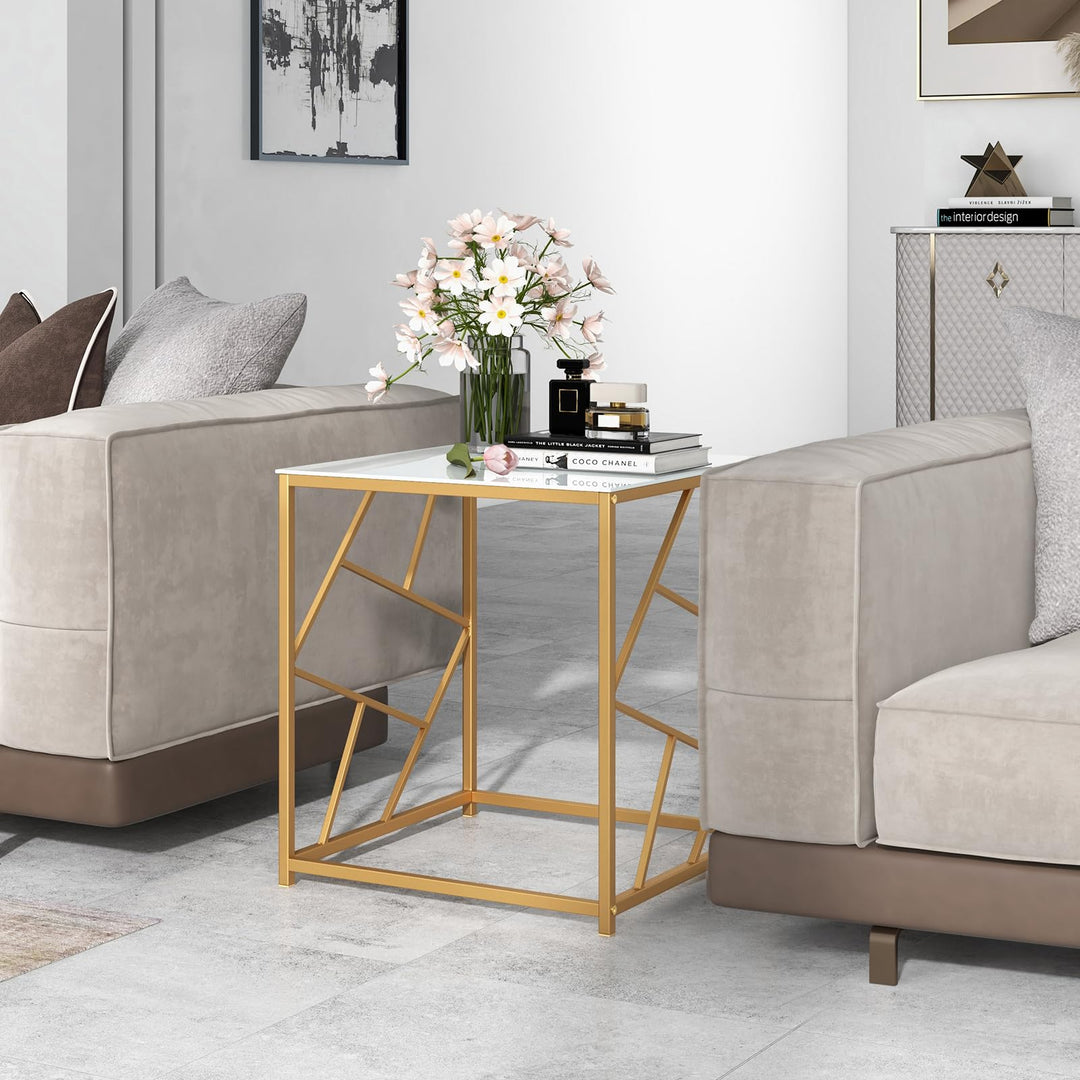 Giantex Gold Side Table