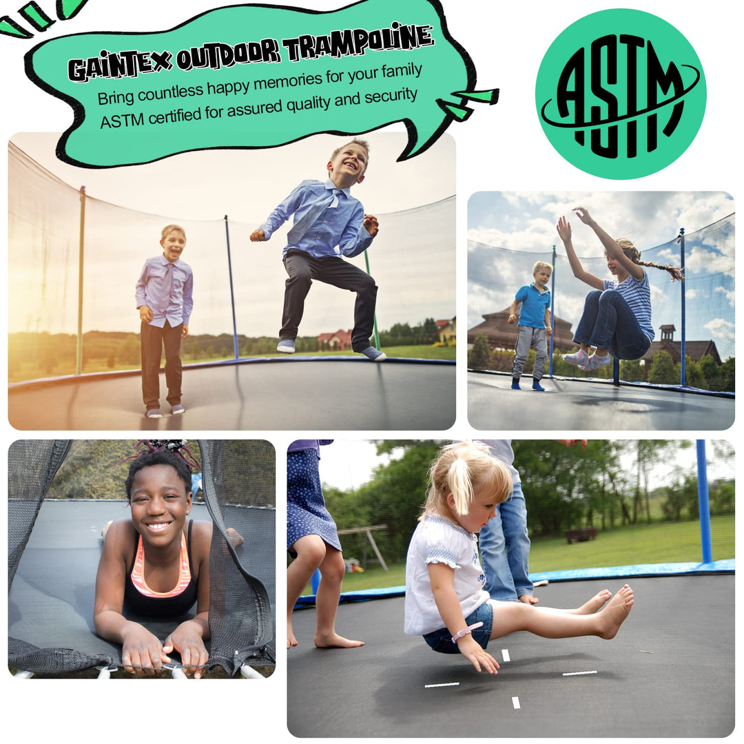 Trampoline with Basketball Hoop - Giantex