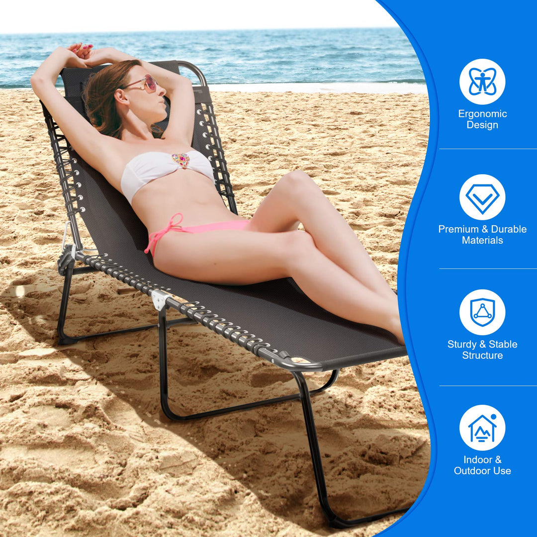 Giantex Chaise Lounge Chair Outdoor - Patio Lounge Chair
