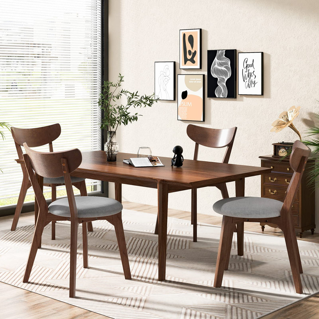 Giantex Upholstered Dining Chairs Set of 2/4 for Living Room Restaurant